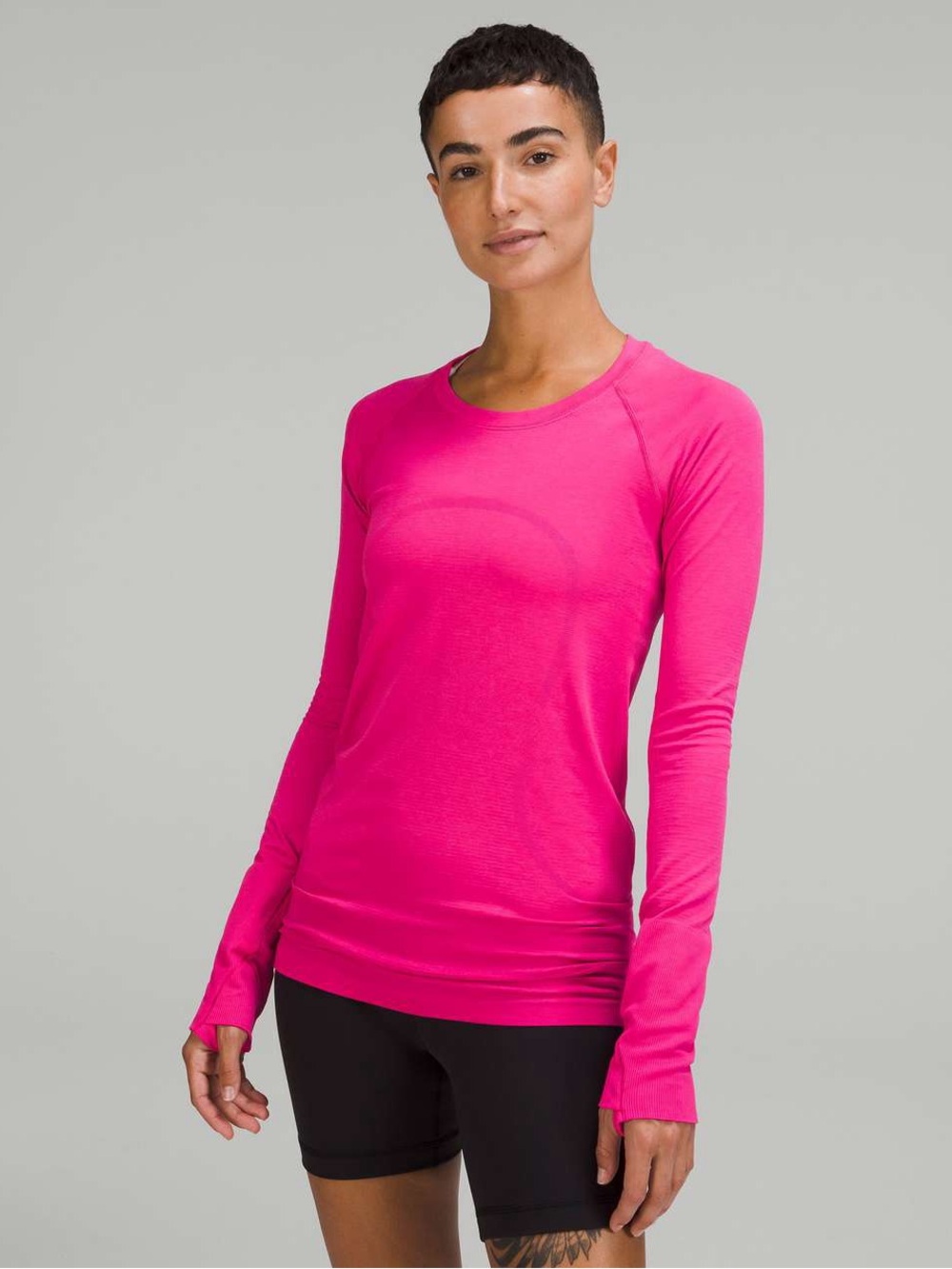Lululemon Sonic Pink Swiftly Tech Long Sleeve